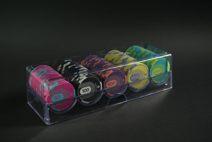 Acryl Chiptrays - für 100 Stück Pokerchips