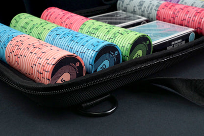 Pokerkoffer Komplett Set - "Black Edition" Turnier 300
