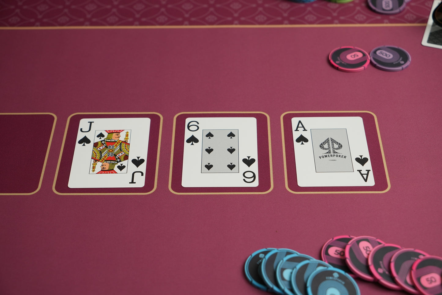 ROYAL RED - Poker Mat / 180cm or 140cm