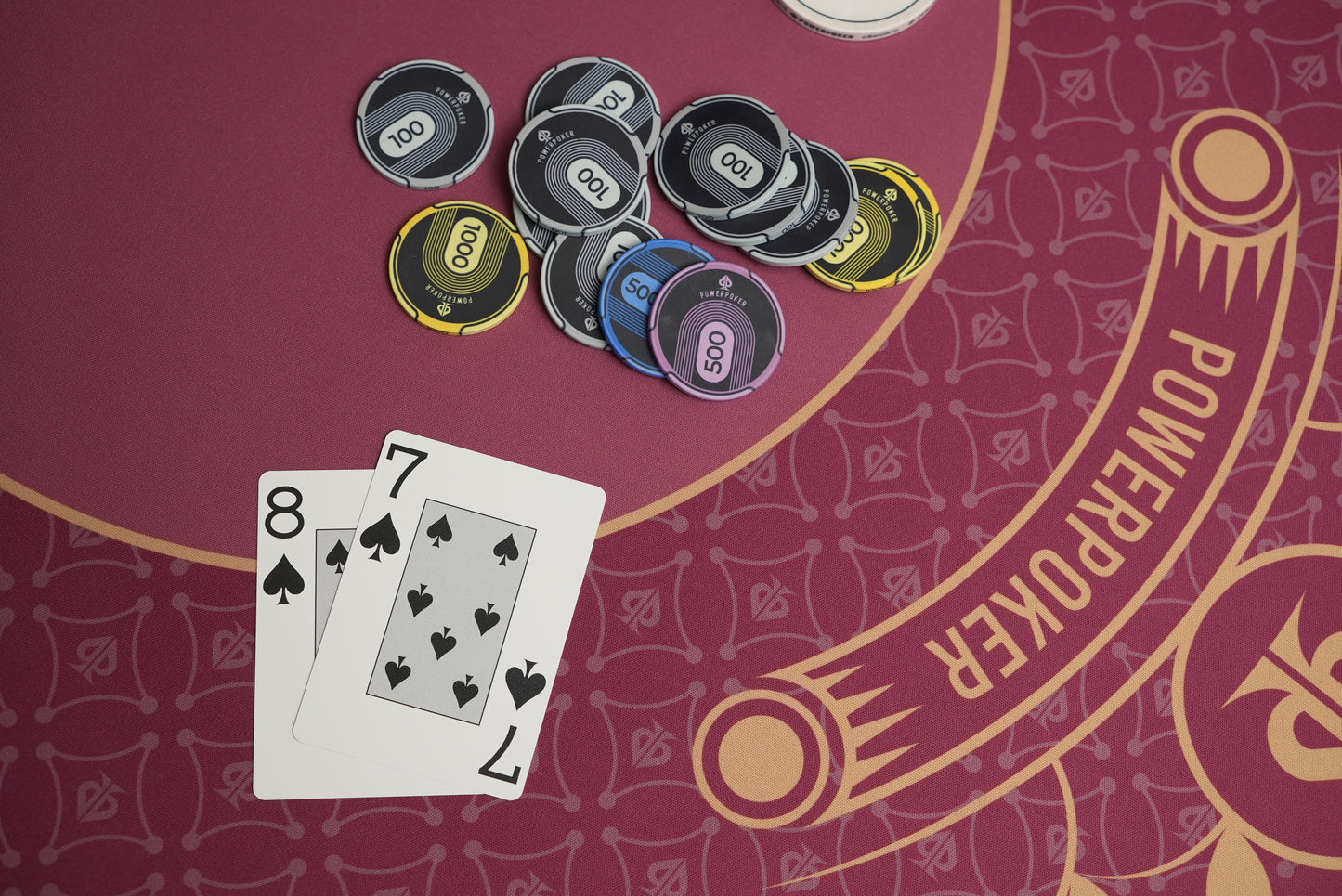 ROYAL RED - Poker Mat / 180cm or 140cm