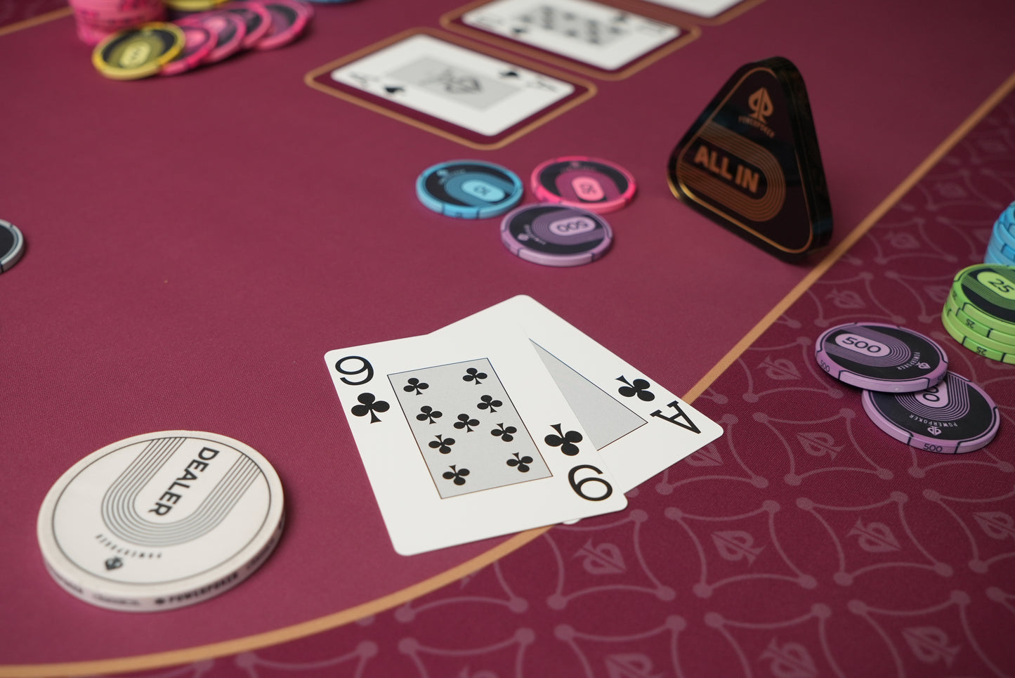 ROYAL RED - Poker Mat / 180cm or 140cm