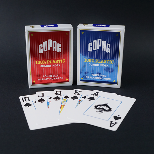 Doppelpack - 'COPAG' 100% Plastik Poker Karten