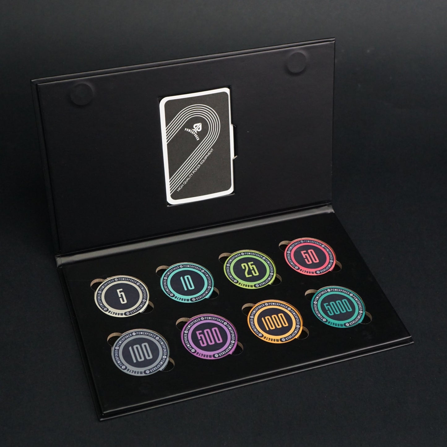 MONETA "Las Vegas" Sample Set - 8 Stück Keramik Pokerchips