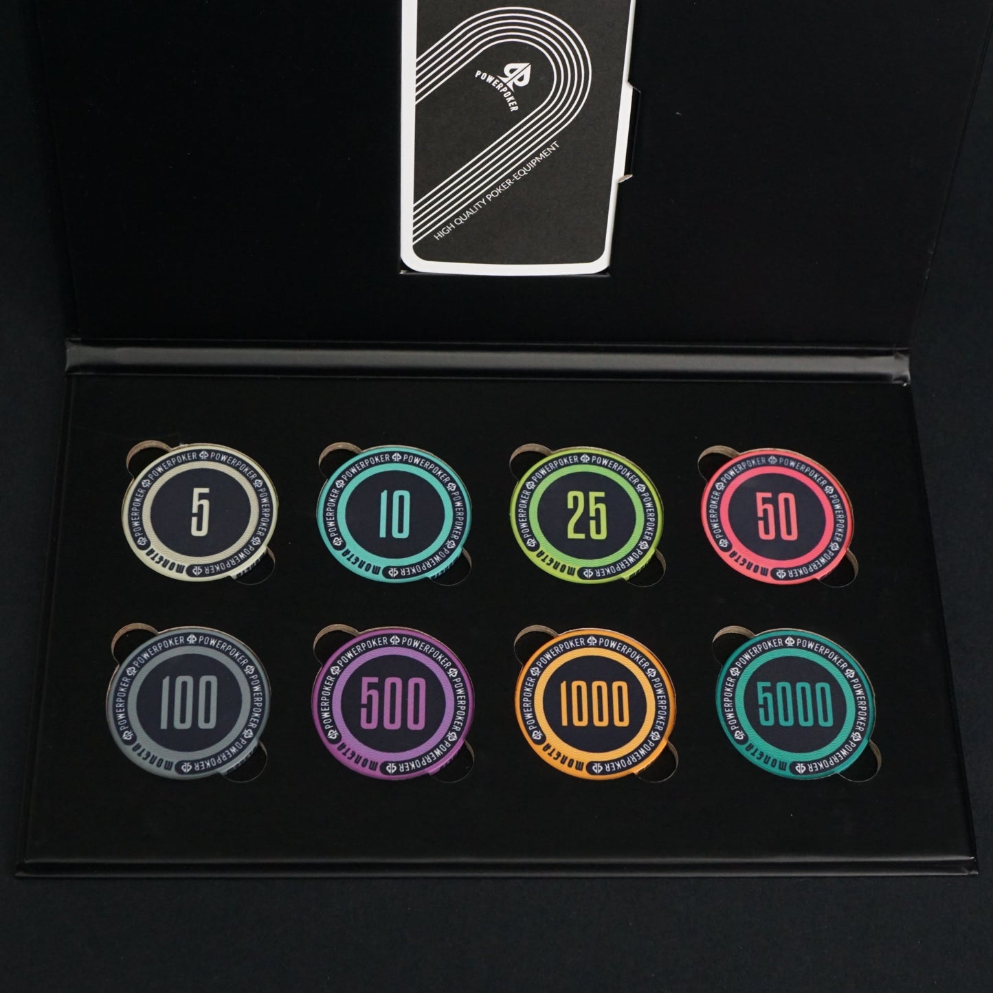 MONETA "Las Vegas" Sample Set - 8 Stück Keramik Pokerchips