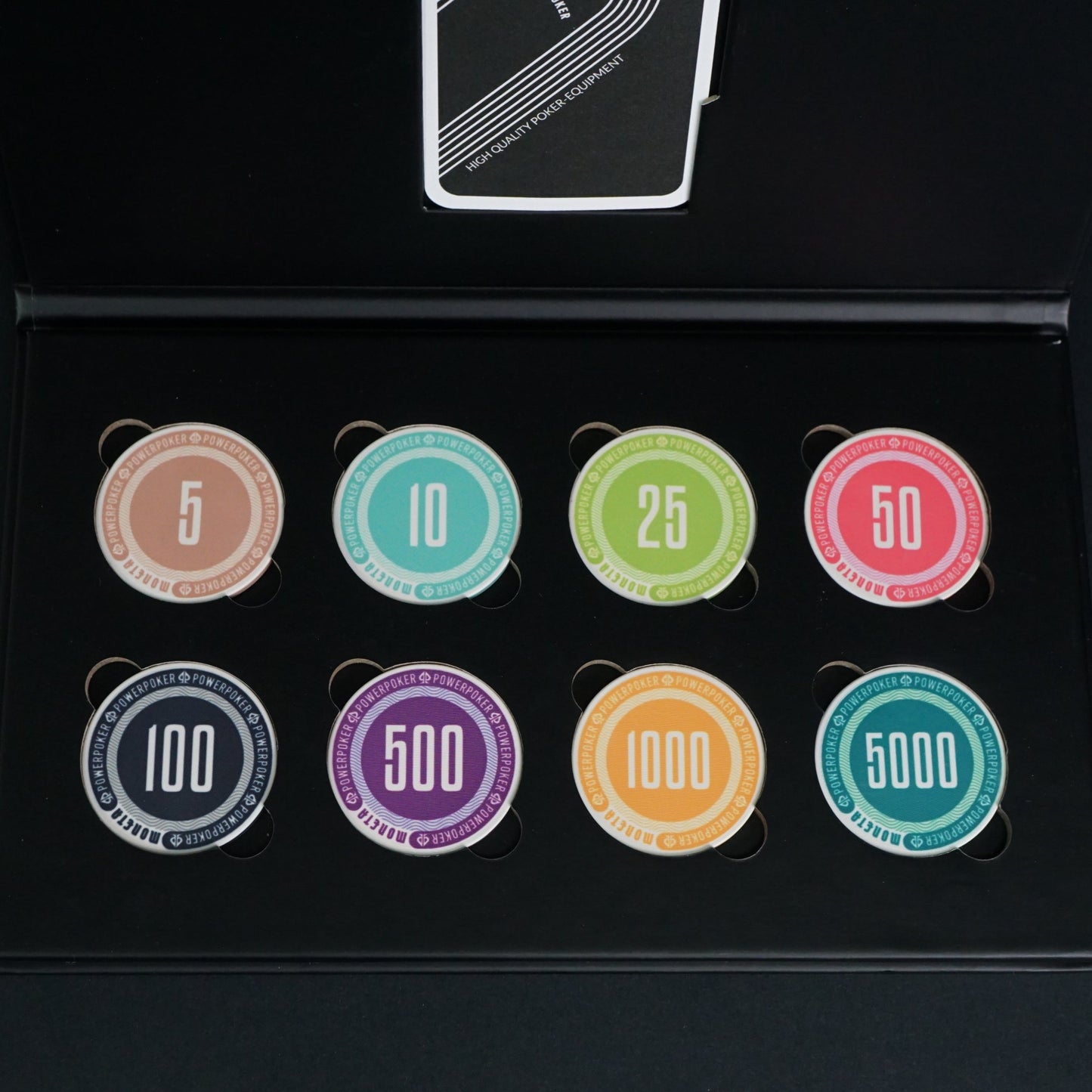 "Hurricane" Sample Set - 8 pieces of ceramic poker chips