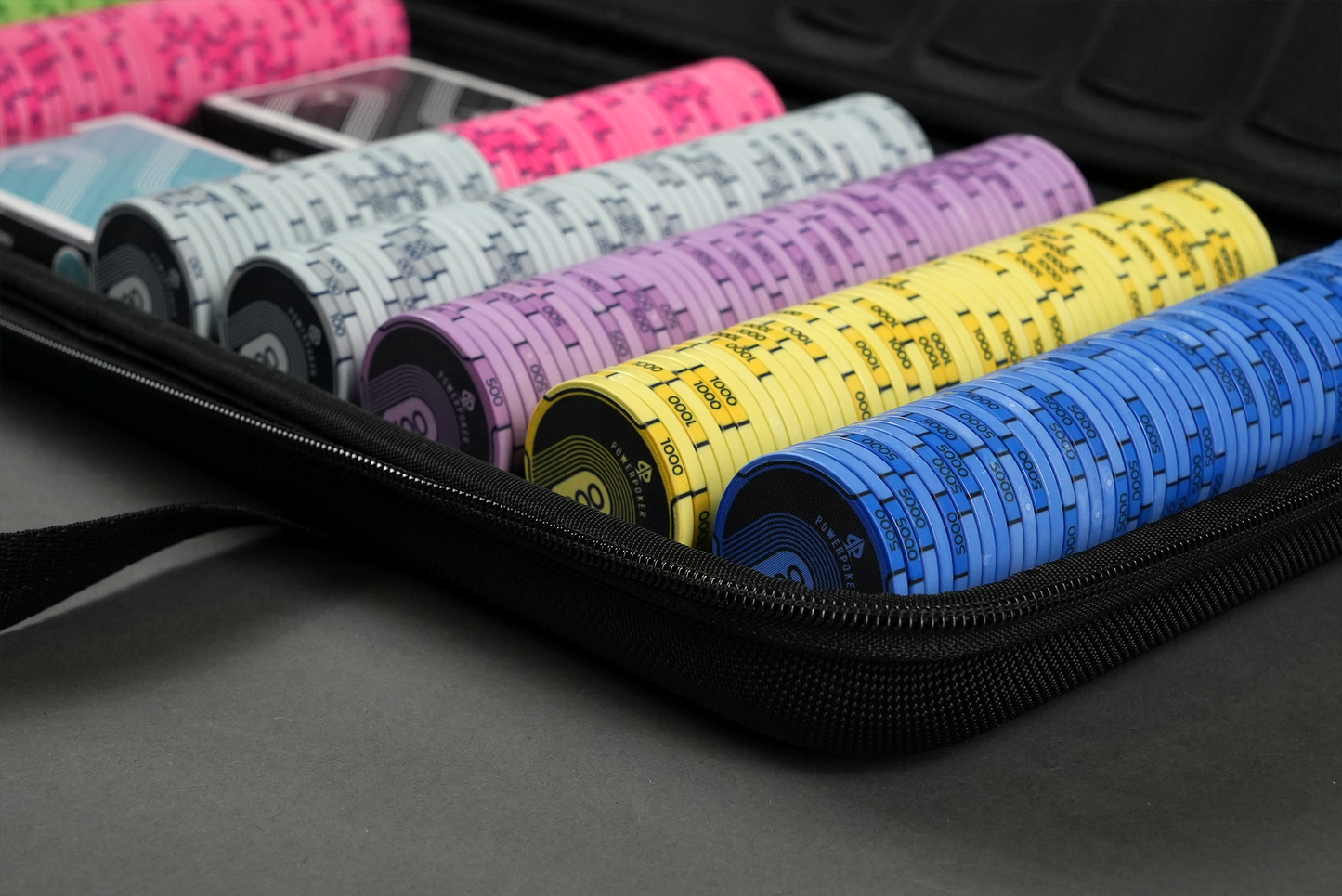Poker Case Complete Set - "Black Edition" Tournament 500