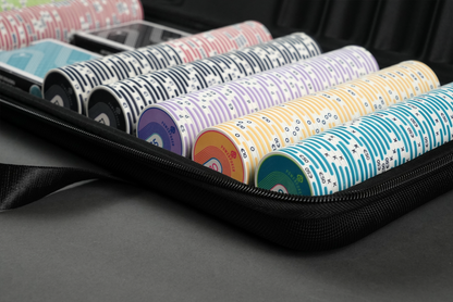 Pokerkoffer Komplett Set - "Classics" CASH 500