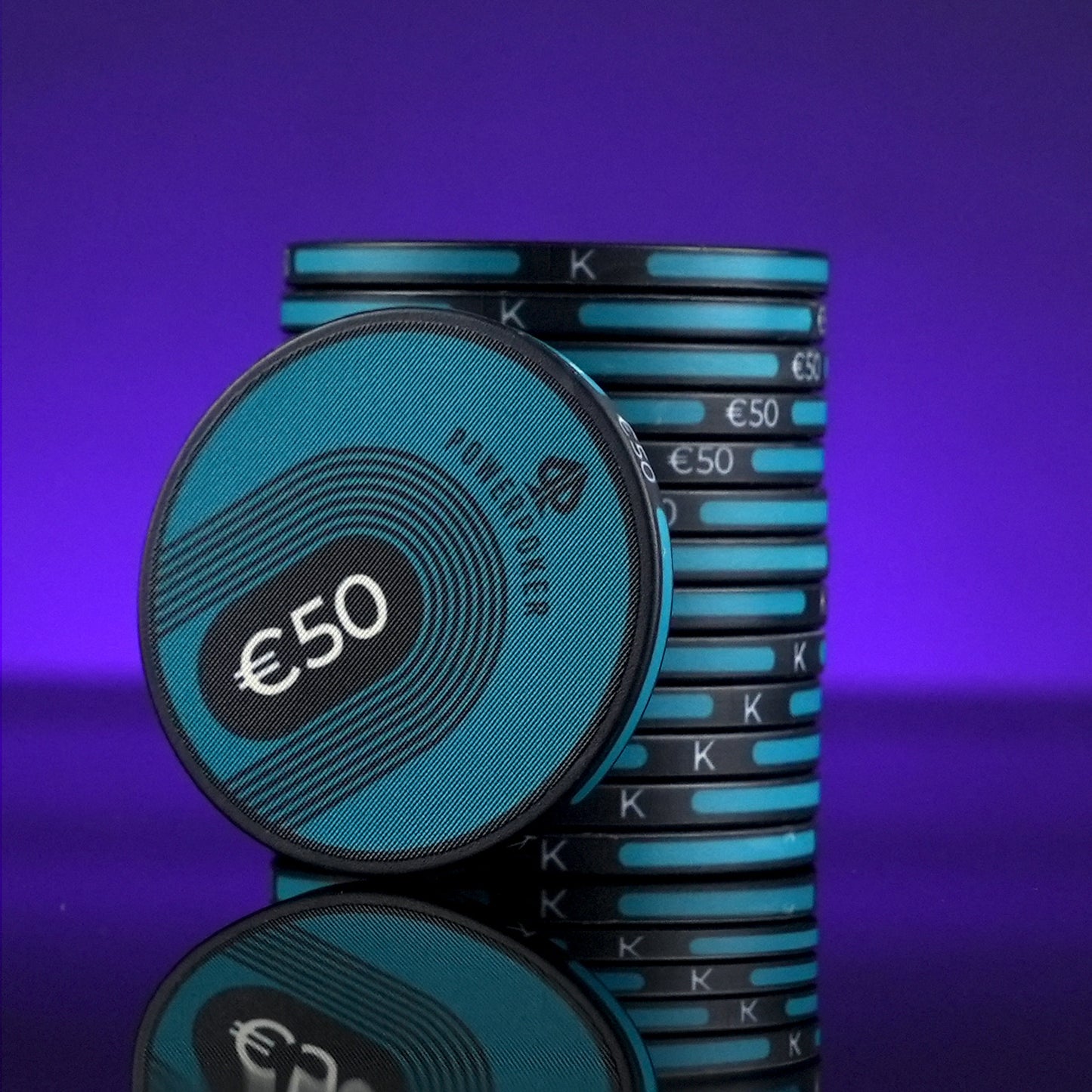 Sin City Edition 5000 - Ceramic Poker Chips (25 pieces)