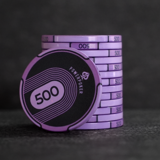 Black Edition 500 - Ceramik Poker Chips (25 pcs.)