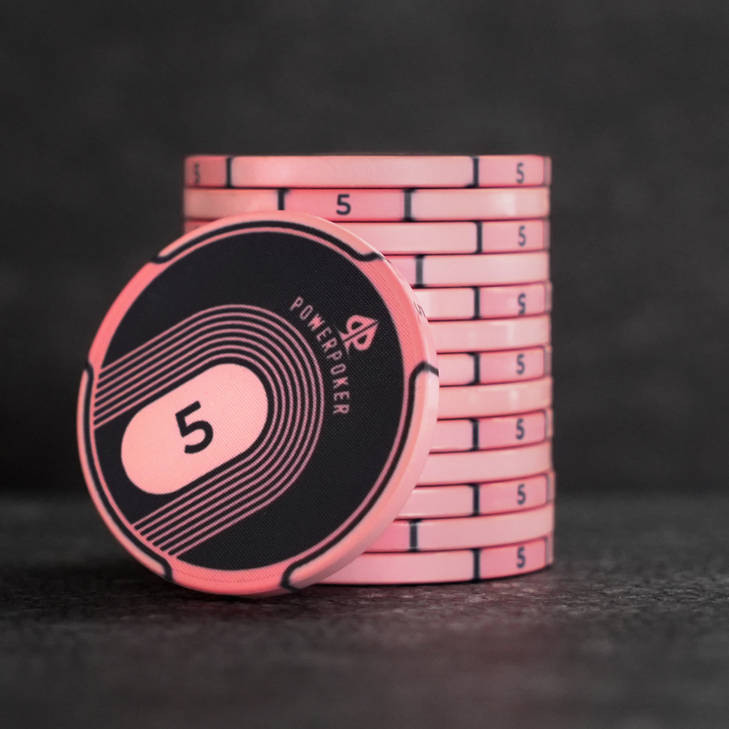 Black Edition 5 - Fichas de Poker de Cerámica (25 piezas)