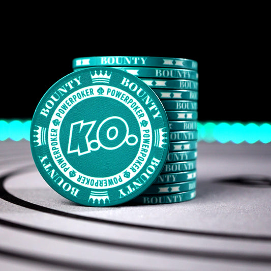 K.O. Bounty GREEN - Keramik Pokerchips (25 Stück)