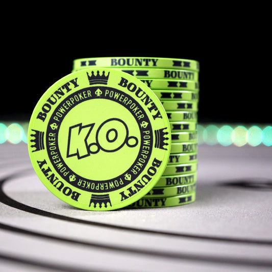 K.O. Bounty LIME - Keramik Pokerchips (25 Stück)
