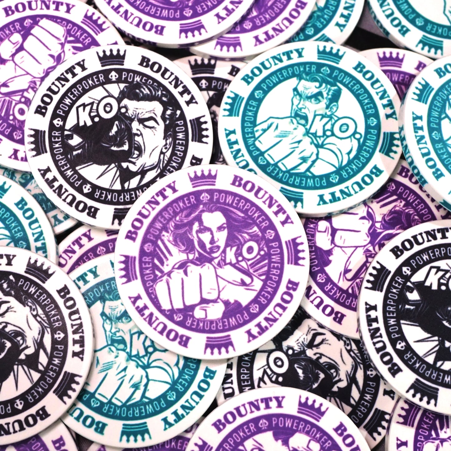 Character Bounty MIX - Ceramic Poker Chips (25 pieces)