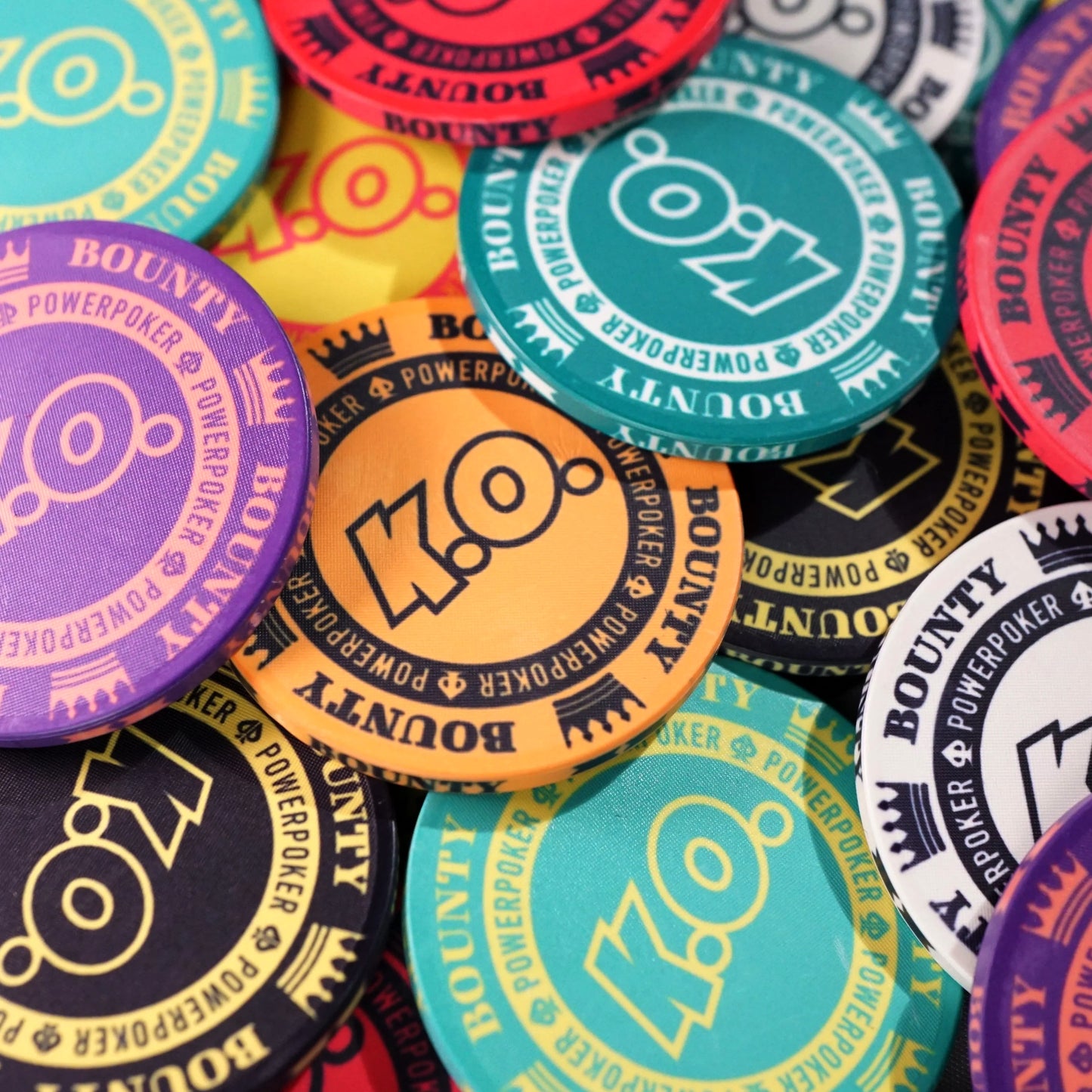 KO Bounty MIX - Fichas de Poker Cerámica (25 piezas)