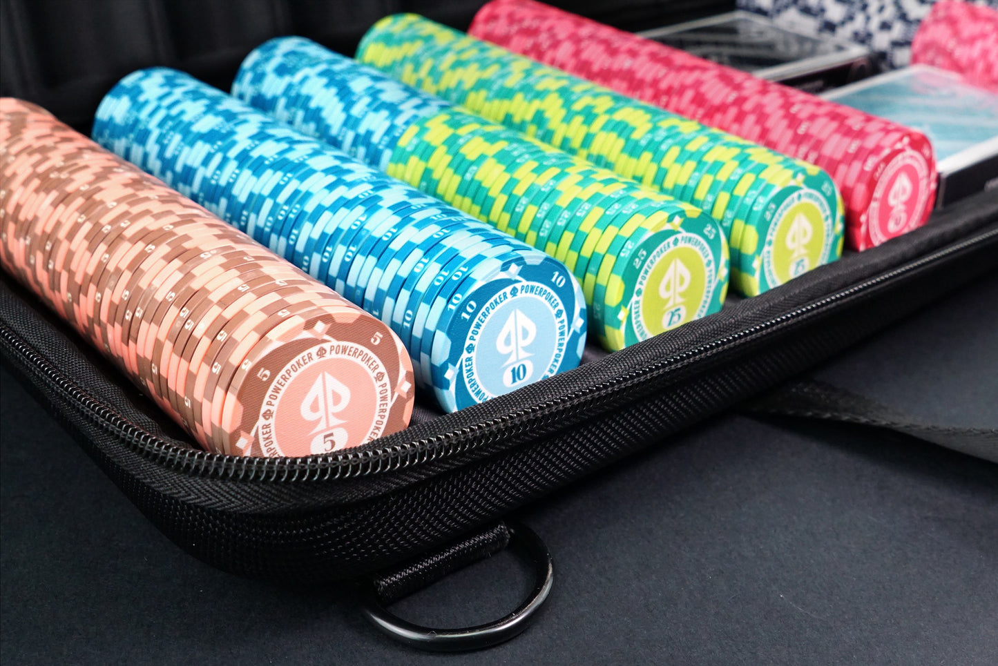 Poker case complete set - "Hurricane Edition" Tournament 500