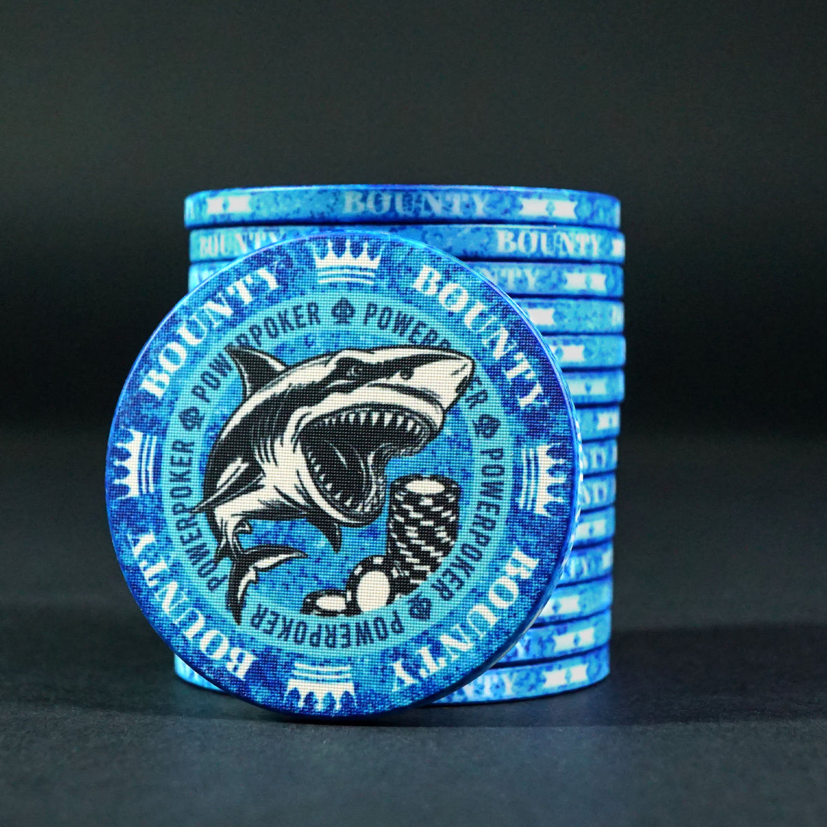 K.O. Bounty SHARK - Keramik Pokerchips (25 Stück)
