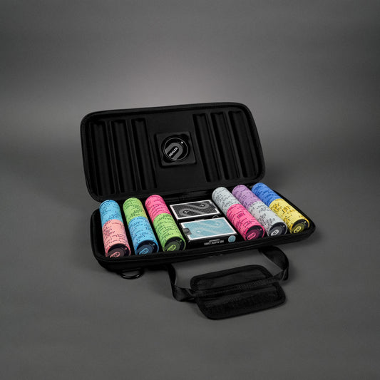 Poker Case Complete Set - "Black Edition" CASH 500