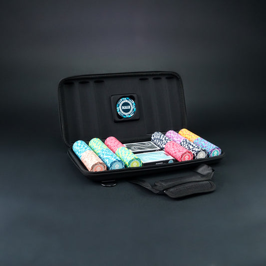 Pokerkoffer Komplett Set - "Hurricane Edition" CASH 300