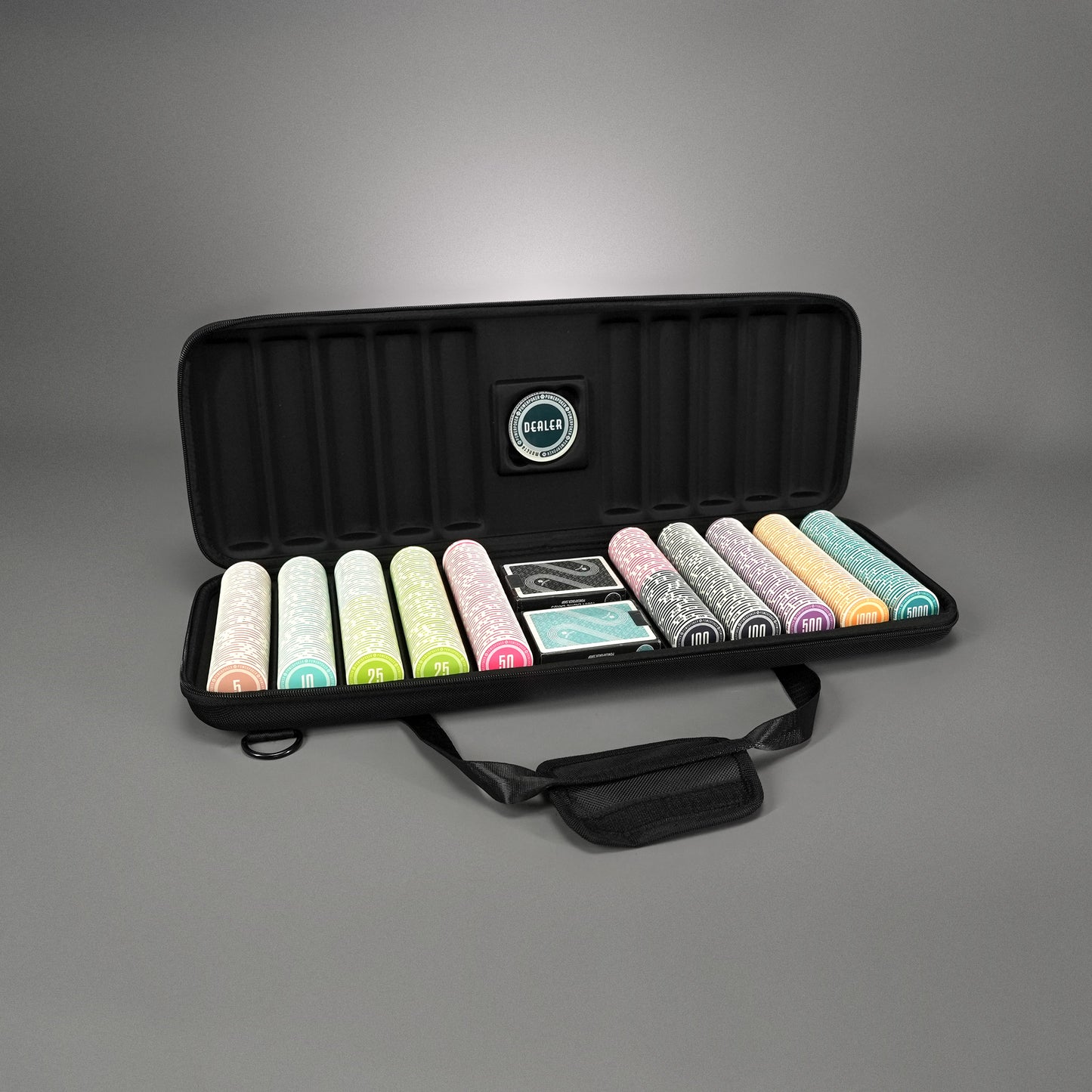 Poker case complete set - Moneta "Miami White" tournament 500