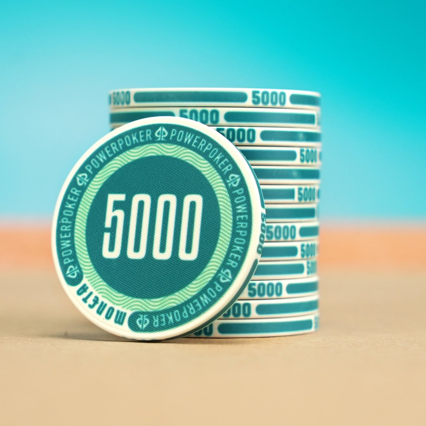 Juego completo de maletines de poker - Moneta "Miami White" Tournament 300