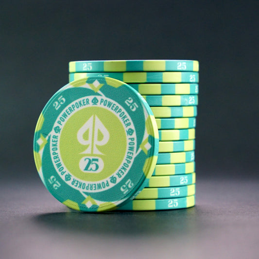 Hurricane Edition 25 - Fichas de Poker de Cerámica (25 piezas)
