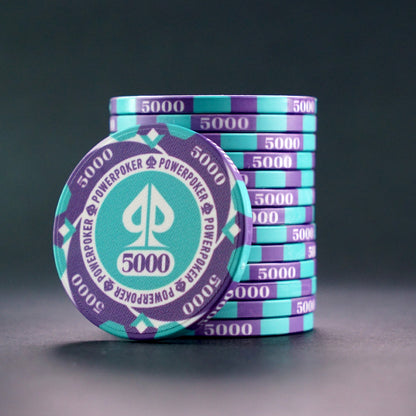 Pokerkoffer Komplett Set - "Hurricane Edition" Turnier 500