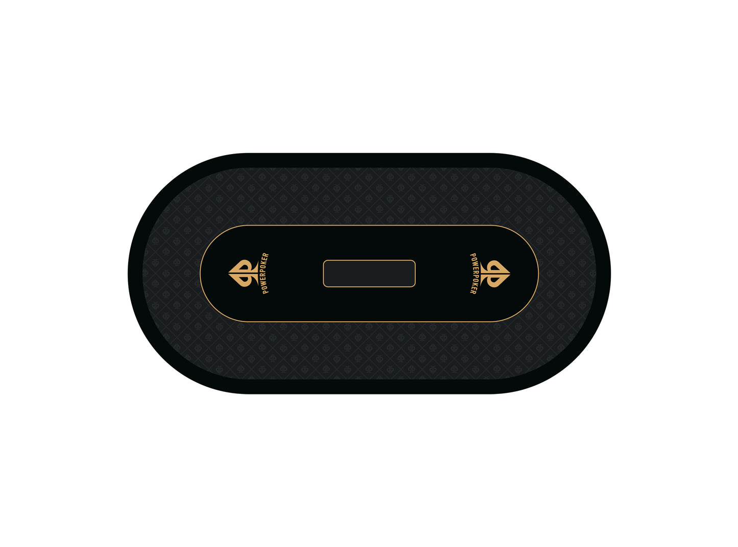 PRO BLACK - XXL professional poker mat 200cm or 160cm black