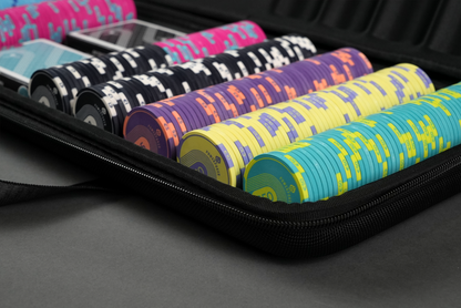 Pokerkoffer Komplett Set - "Sports" CASH 500
