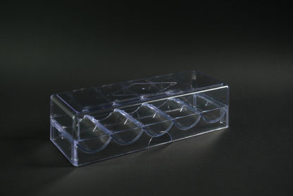 Acrylic Chip Trays - For 100 pcs. of poker chips