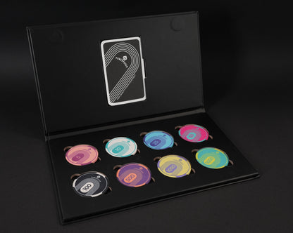 "Sports Pro" Sample Set - 8 pieces of ceramic poker chips