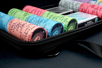 Poker Case Complete Set - "Black Edition" CASH 500