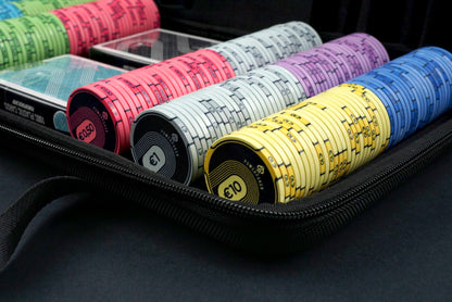 Poker Case Complete Set - "Black Edition" CASH 500