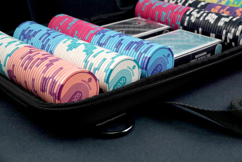 Complete Poker Chip Set - "Sports" CASH 300