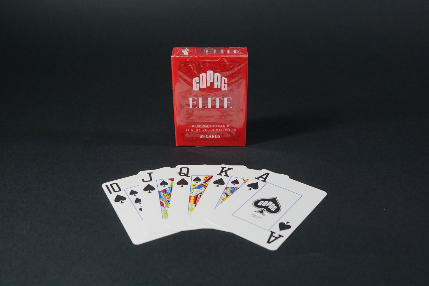 COPAG ELITE - 100% Plastik JUMBO INDEX Poker Karten
