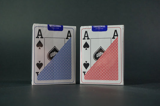 Doppelpack - COPAG - 4 Corner Jumbo Index - 100% Plastik Poker Karten