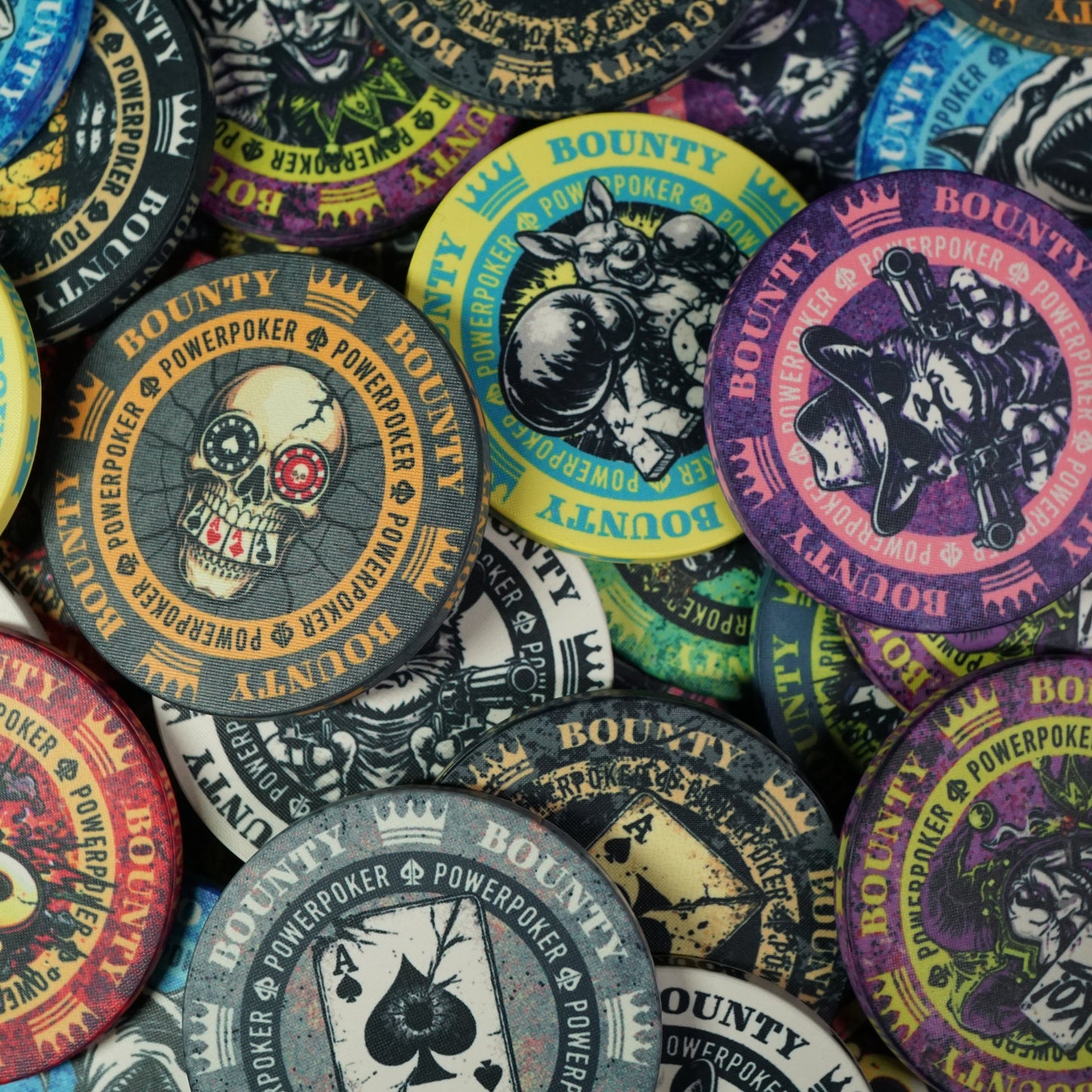 Allstars Bounty MIX - Keramik Pokerchips (25 Stück)