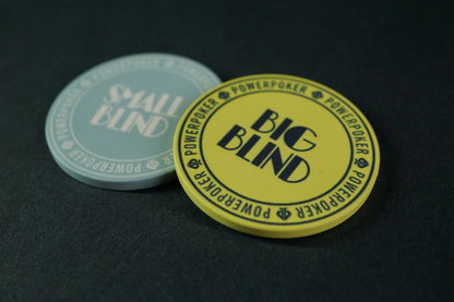 Small Blind / Big Blind Buttons - 42mm Keramik Pokerchips