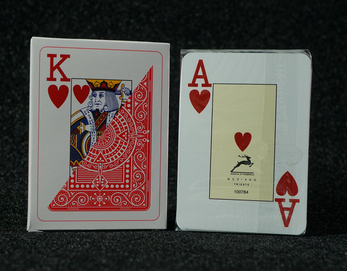 MODIANO - 100% Plastik JUMBO INDEX Poker Karten