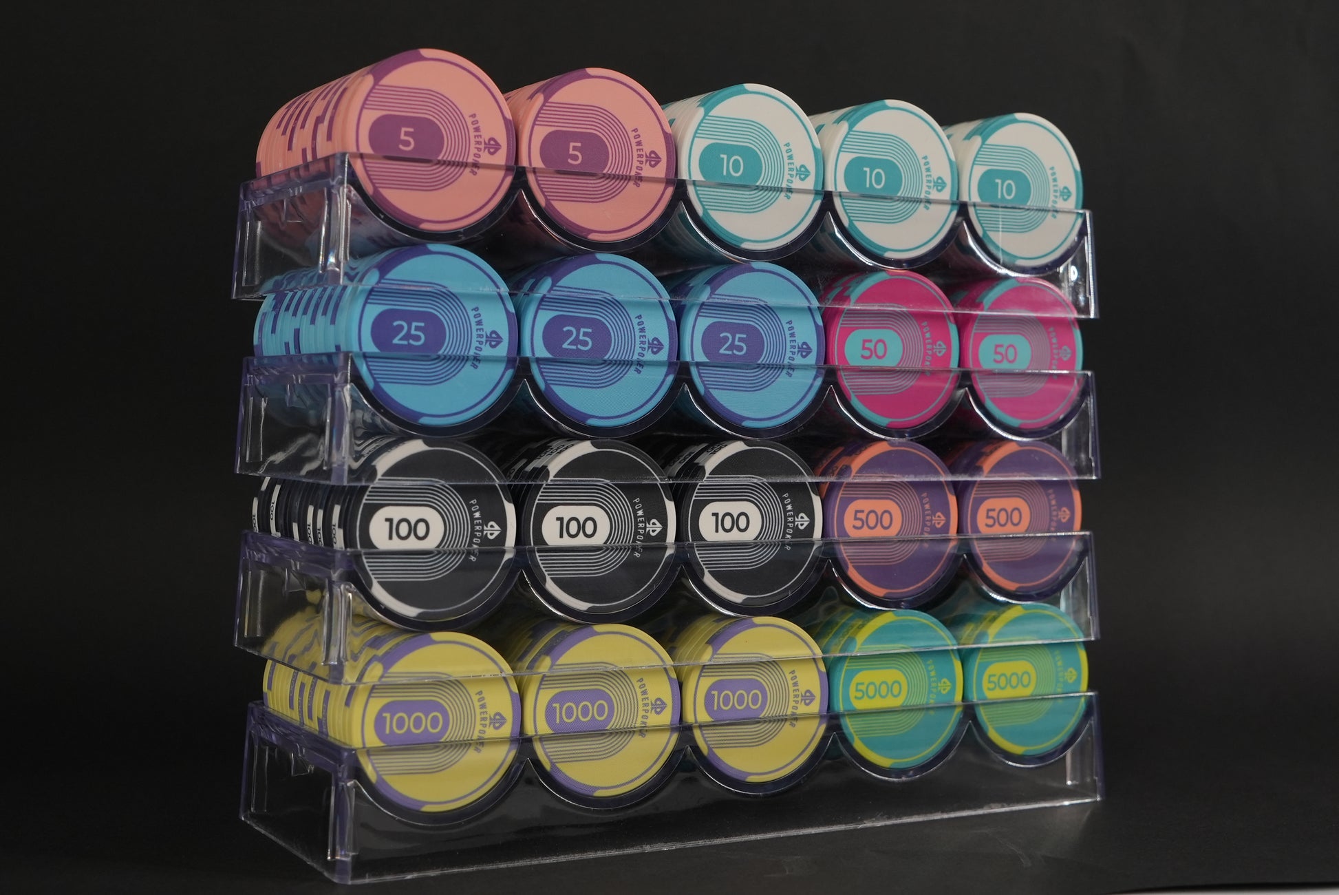 pokerchips aufbewahrung Acryl Chiptrays