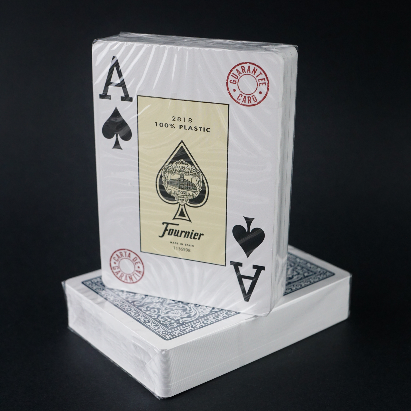 Twin Pack - 'Fournier' 100% Plastic Poker Cards