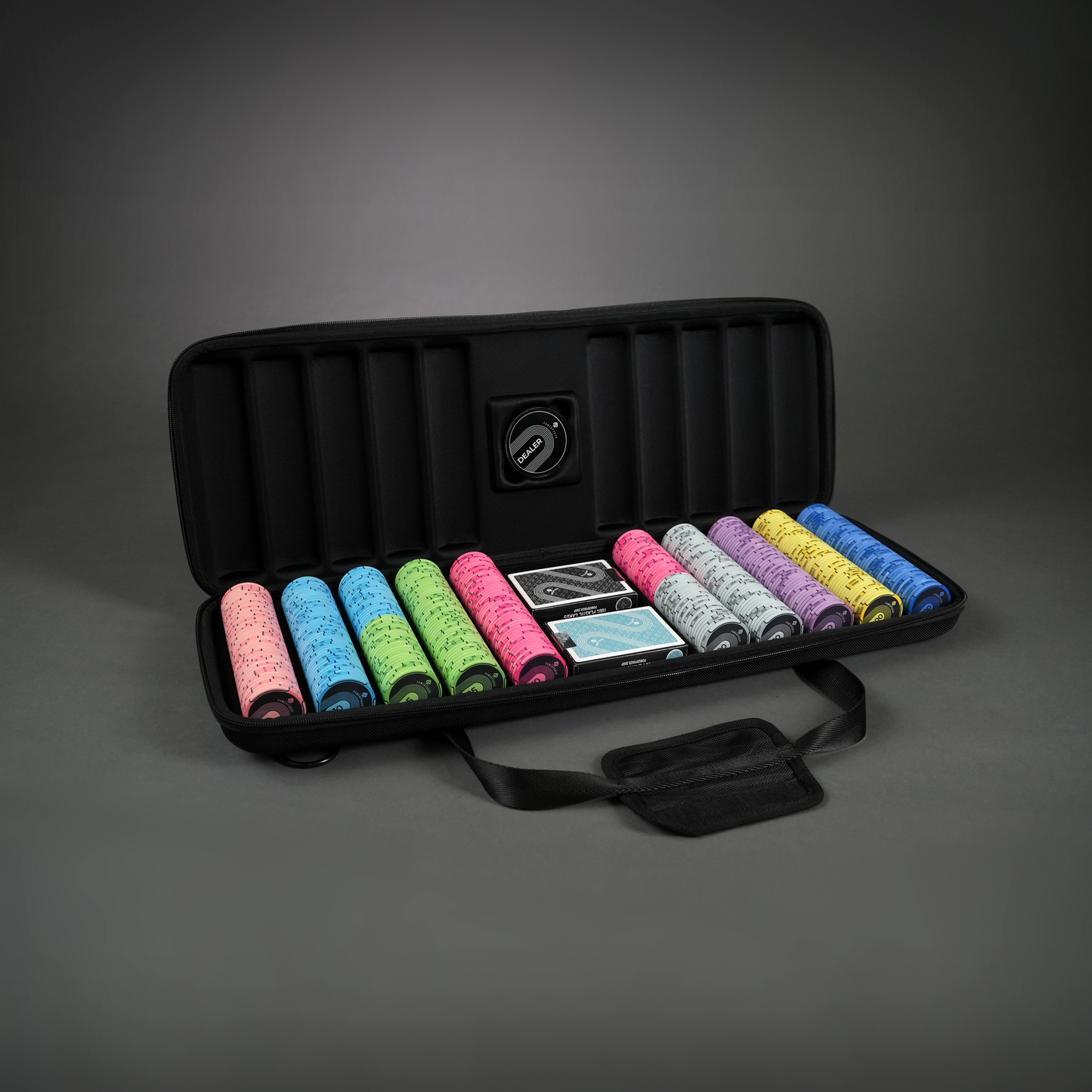 Poker Case Complete Set - "Black Edition" Tournament 500