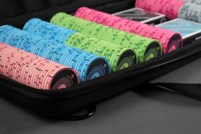 Poker Case Complete Set - "Black Edition" Tournament 500