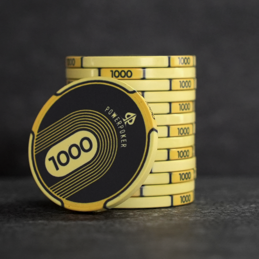 Black Edition 1000 - Ceramik Poker Chips (25 pcs.)