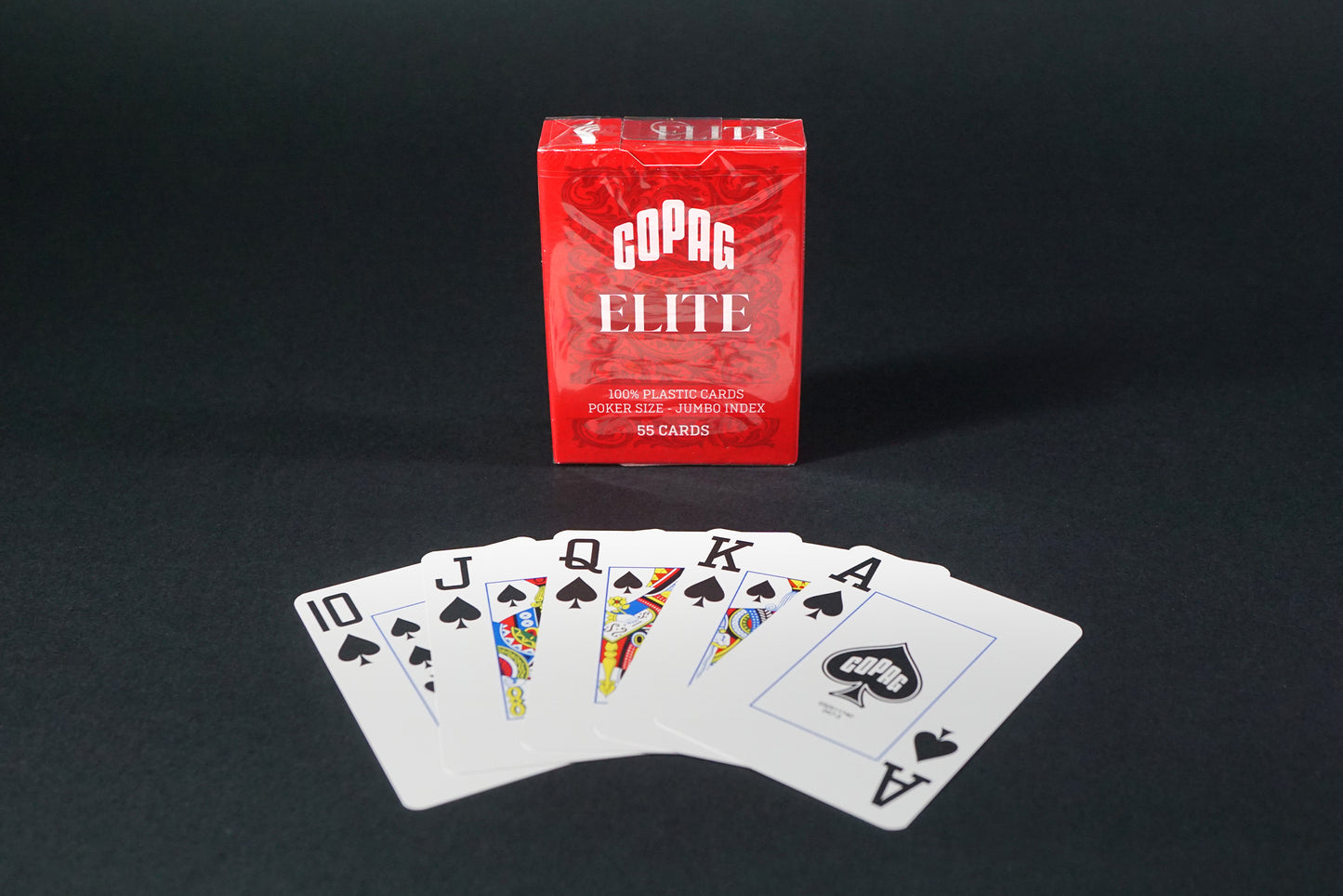 COPAG ELITE - 100% Plastik JUMBO INDEX Poker Karten