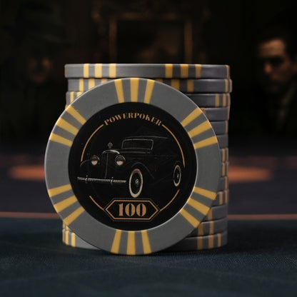 Pokerkoffer Komplett Set - "The Mafia Clays" 500