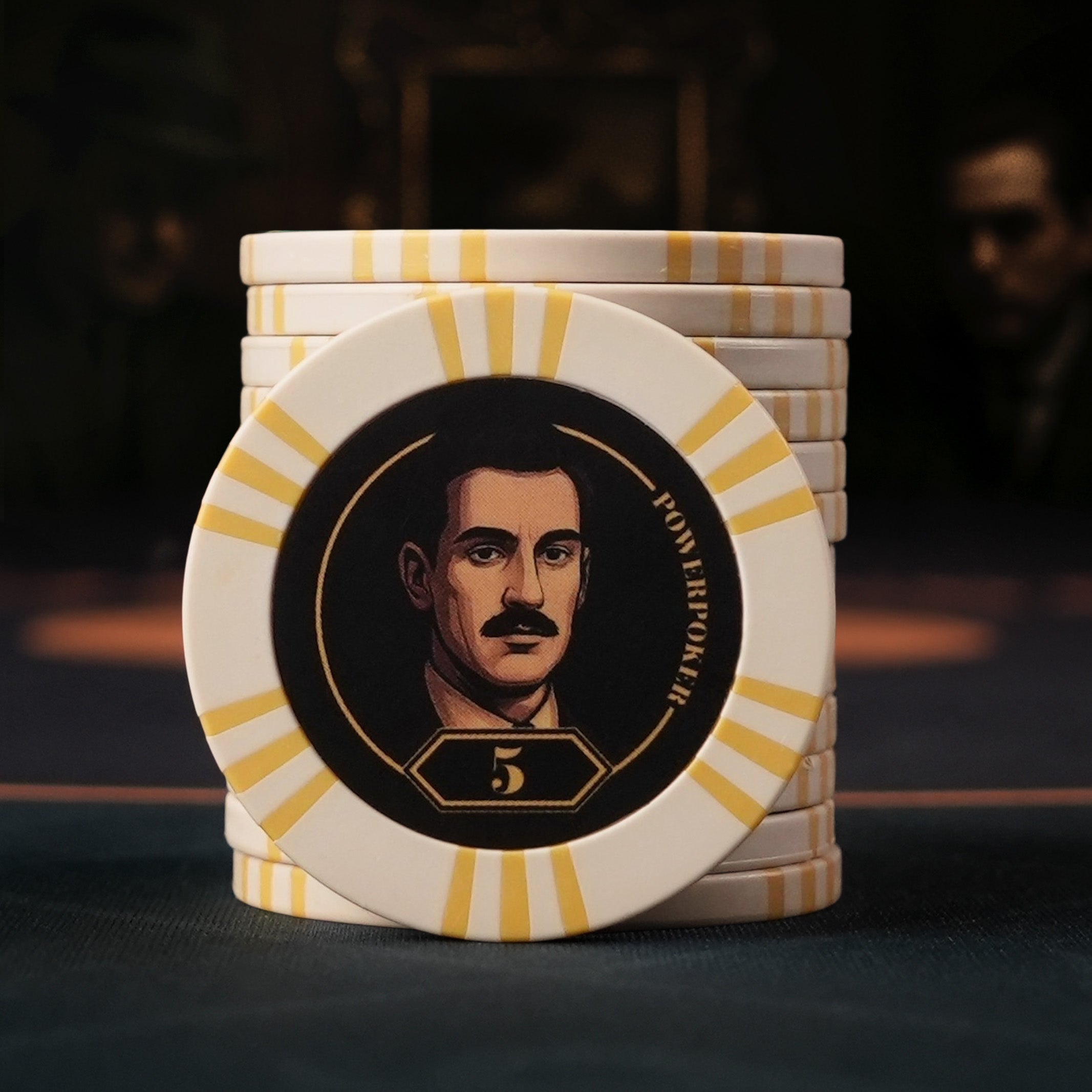 The Mafia Edition - Clay Pokerchips - Wert 5 