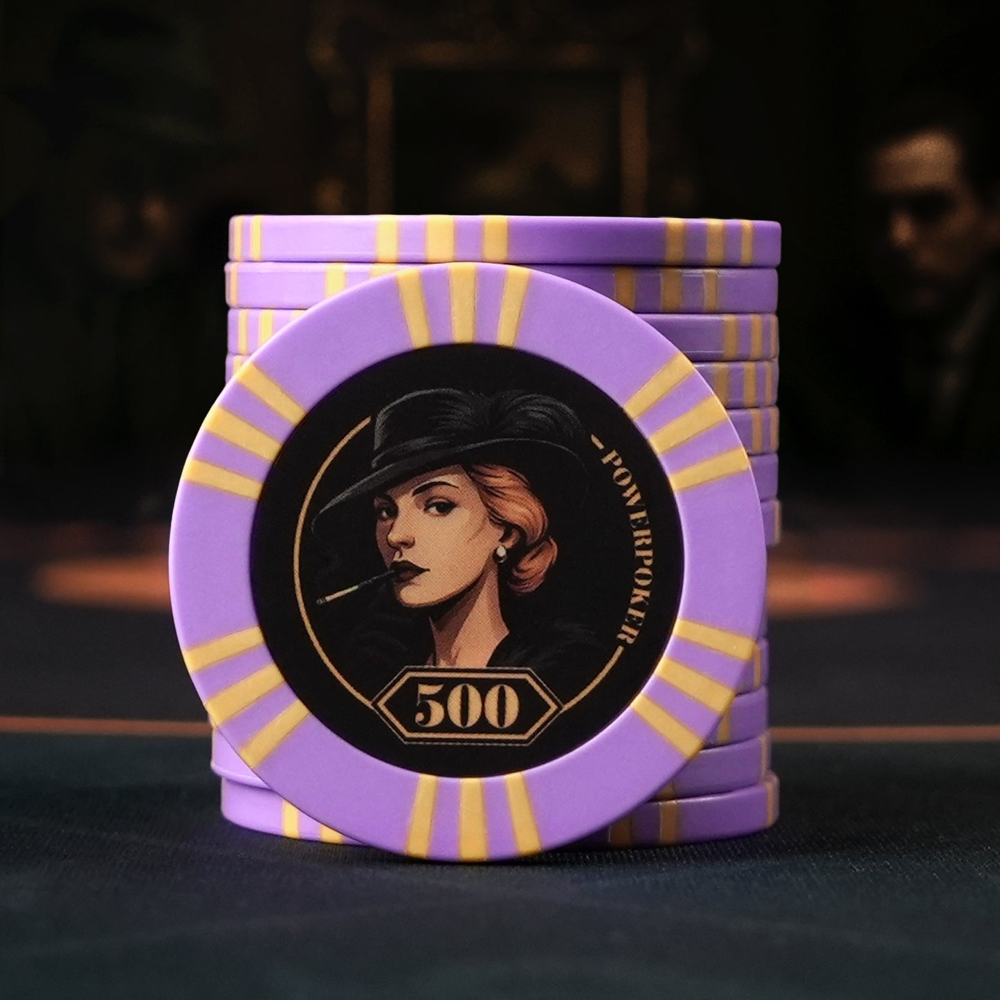 The Mafia Edition - Clay Pokerchips - Wert 500 "Contessa" (50 Stück)