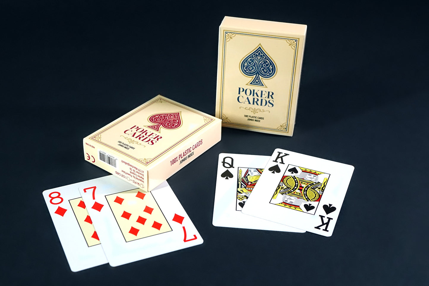 2er Pack - PowerPoker "Basic" 100% Plastik Poker Karten