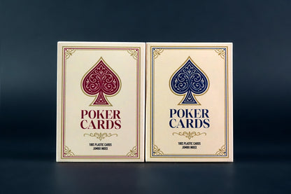 2er Pack - PowerPoker "Basic" 100% Plastik Poker Karten