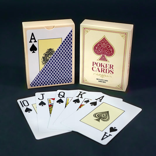 2er Pack - PowerPoker "Basic" 100% Plastik Poker Karten